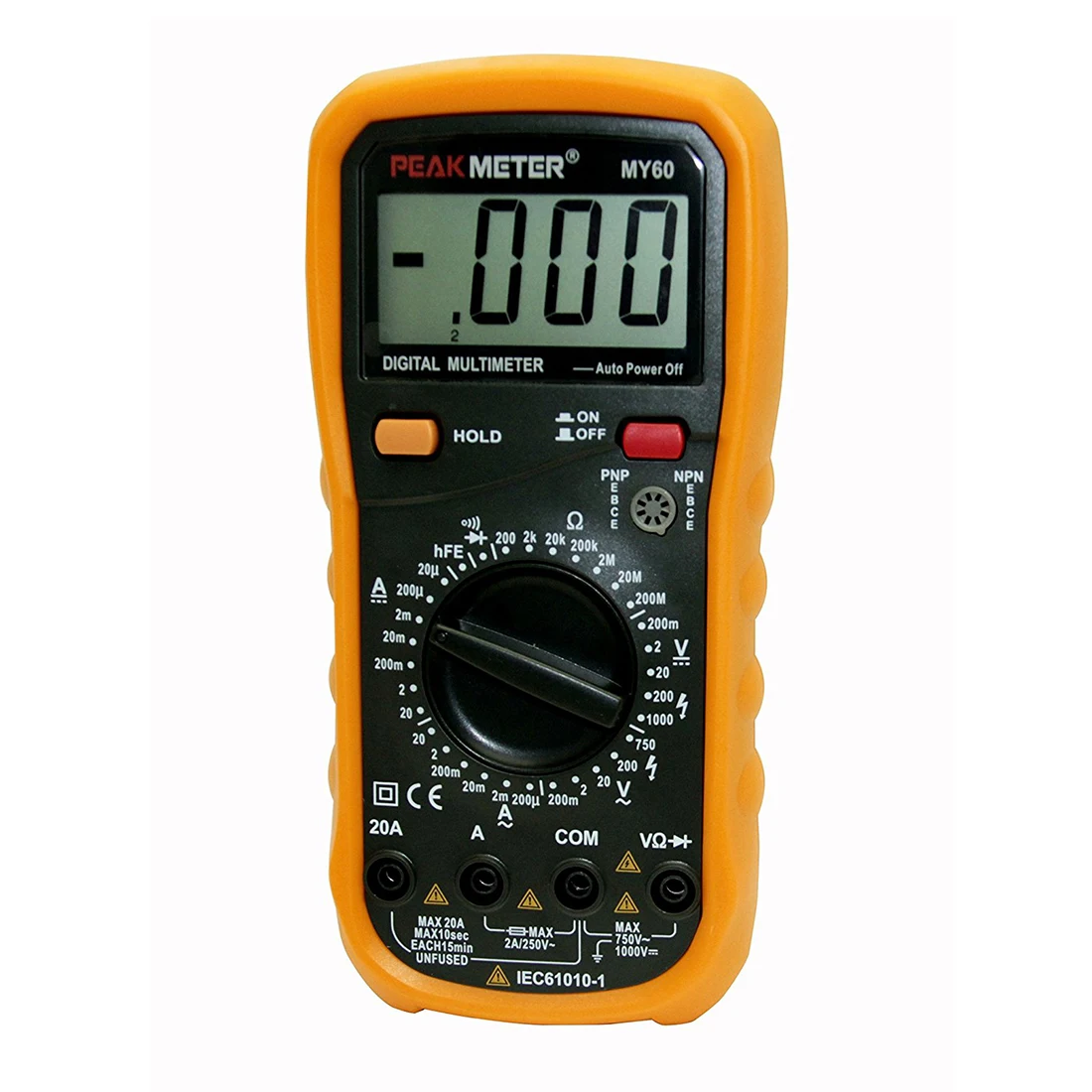 CMHI PEAKMETER MY60 Цифровой мультиметр Высокое Напряжение метр тестер ток сопротивление