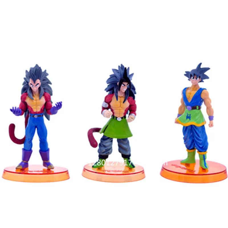 6 шт./лот Dragon Ball Goku Gotenks Kakarotto Gogeta Vegeta 54 поколение ПВХ фигурка Коллекционная модель