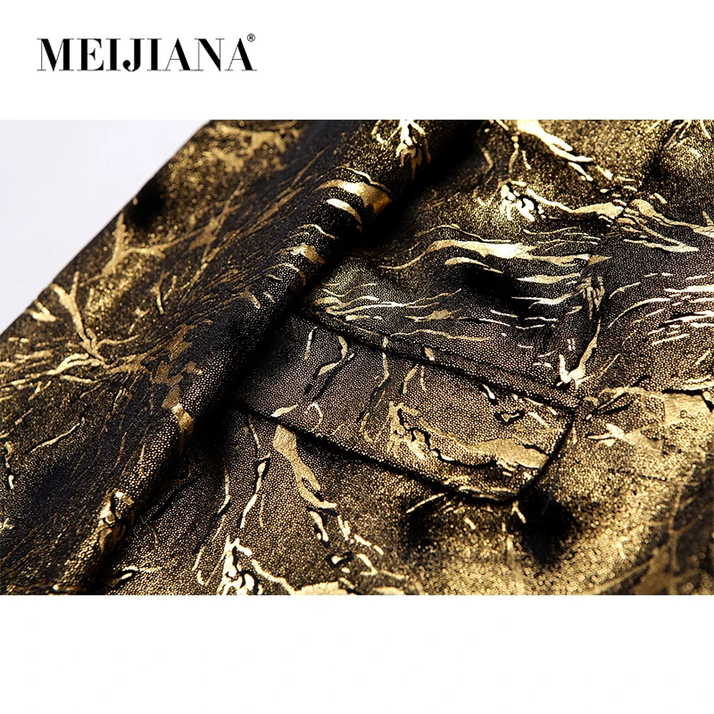 MEIJIANA 2019 модный сценический костюм с блестками пиджаки вечерние костюмы для