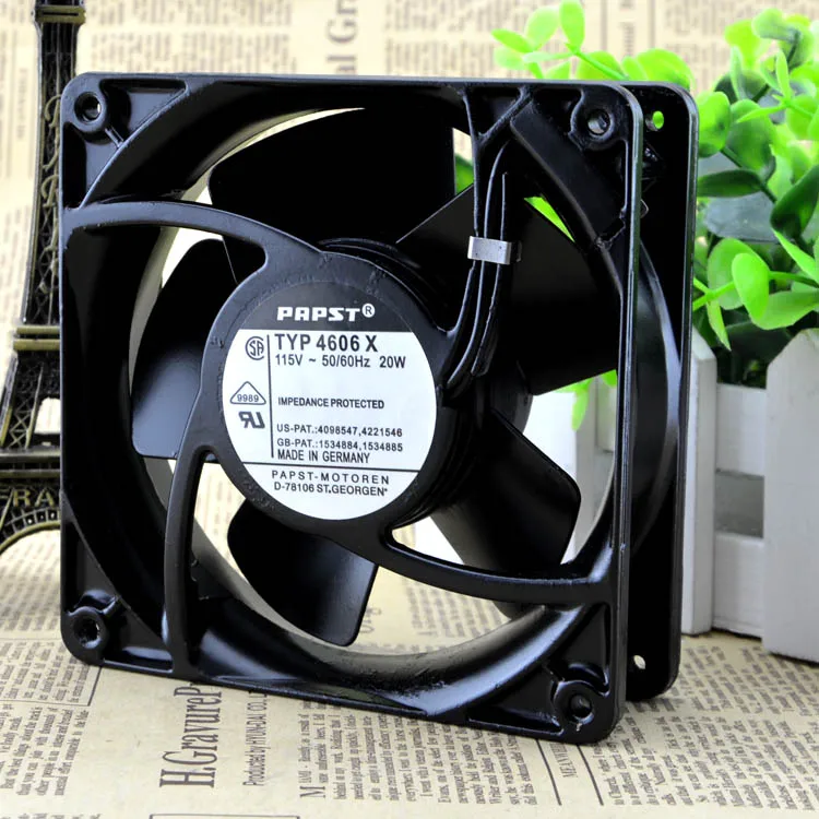 PAPST typ 4606X115 V 20 Вт 12 см вентилятор охлаждения 12038 Вентилятор охлаждения|cooling fan|12038