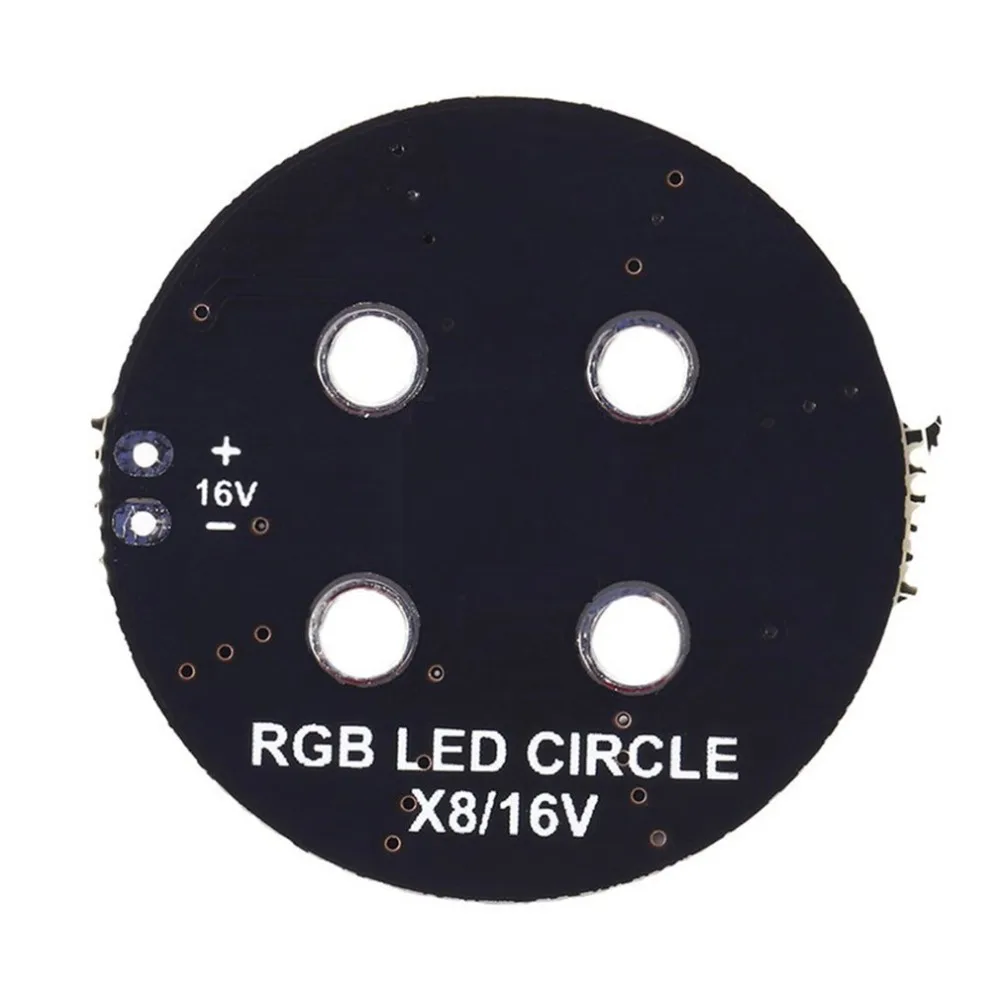 Matek RGB светодиодный Круглая Панель 7 цветов X8 16 V для FPV RC мульти ротор гоночный Дрон