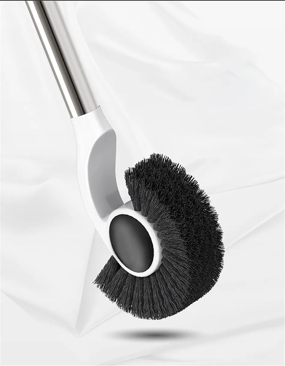 GUNOT Magnetic Adsorption Toilet Brush Creative Hippocampus Brush Head Stainless Steel Handle Household Bathroom Cleaning Tool