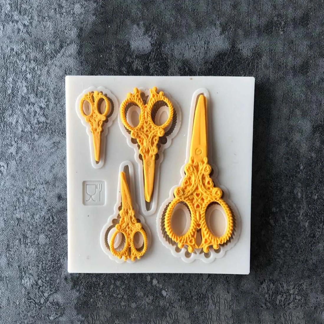 Подарочная форма для торта Sugarcraft ножницы силиконовая помадка украшения