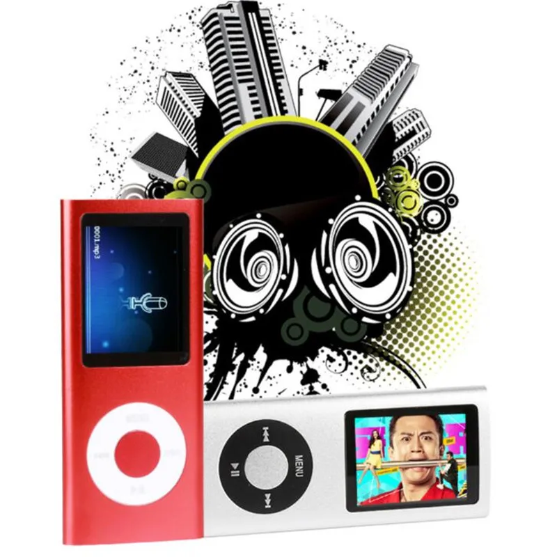 1," TFT lcd Mp3 музыкальный плеер fm-рекордер с внешней вставкой TF/SD слот HIFI Sport Walkman Aux muziek цифровые плееры+ ридер