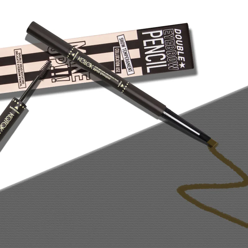 Универсальный карандаш для бровей крем три в одном удобный переноски и простой