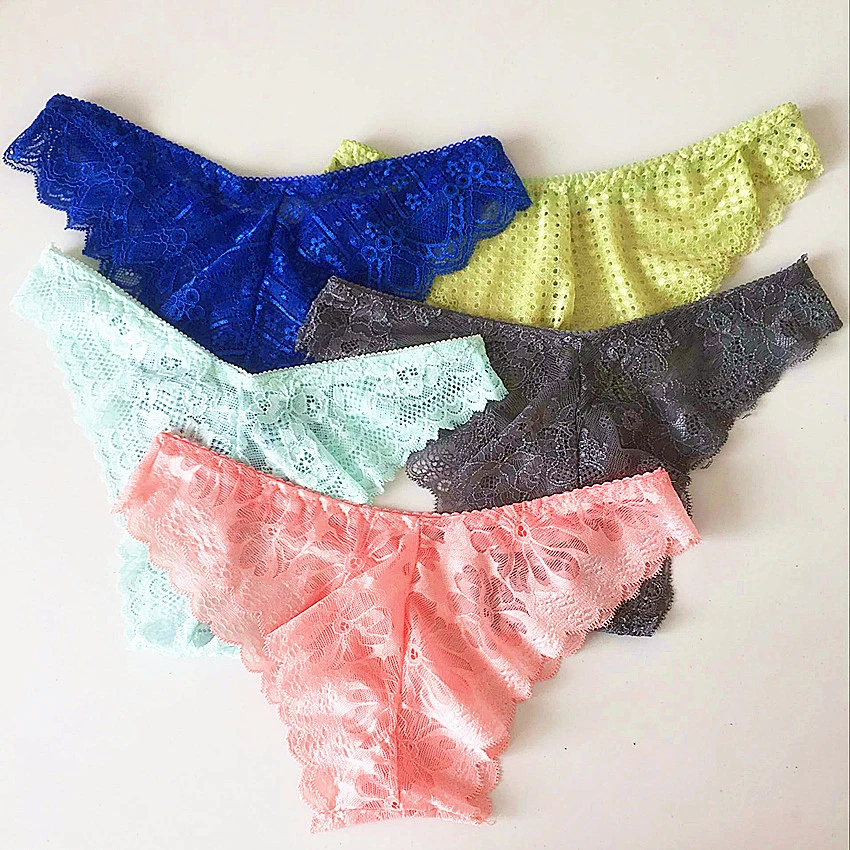 6 шт./лот сексуальное кружевное женское нижнее белье женские стринги Дамское