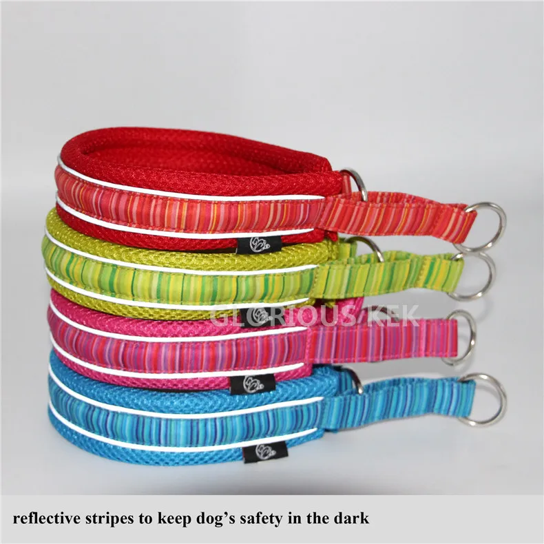 Славный KEK ошейники Светоотражающие Регулируемая мягкая сетка мягкий воротник