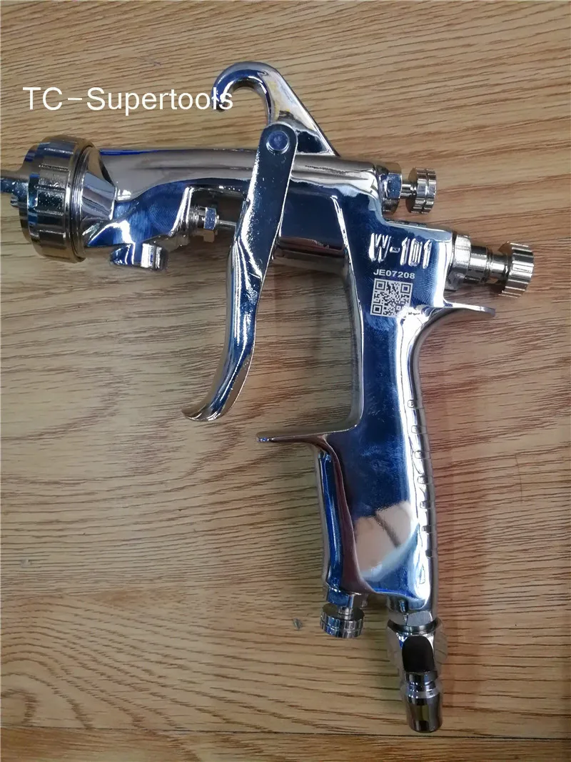 Пистолет распылитель W 101 пластик 400cc чашка Воздушный Распылитель ручной пистолет