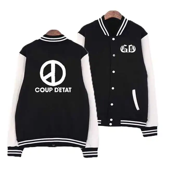 Kpop bigbang gd g-dragon coup dɾtat куртка с капюшоном и принтом модные однобортные