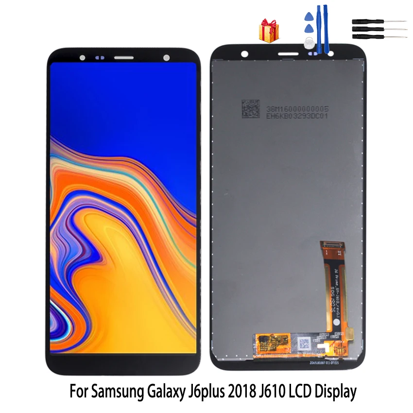 Оригинальный ЖК дисплей для Samsung Galaxy J6 + J610 J610F J610FN экран Замена Plus Dipslay