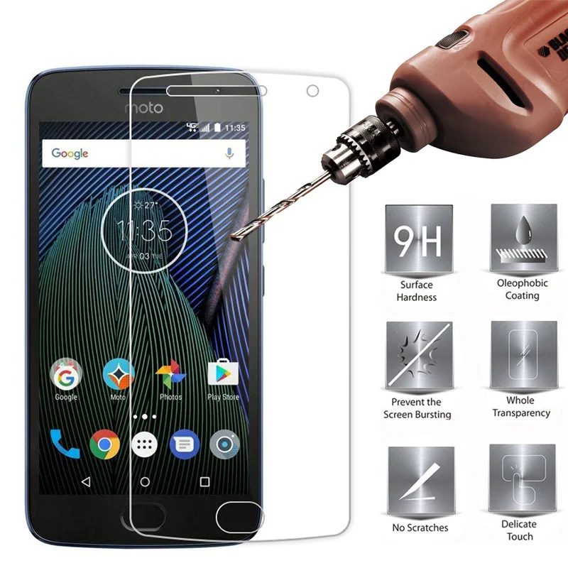 OriWood 2 шт 9H 2.5D Премиум Закаленное стекло-экран протектор для Motorola Moto G5S Plus E4 Z2 Z Play
