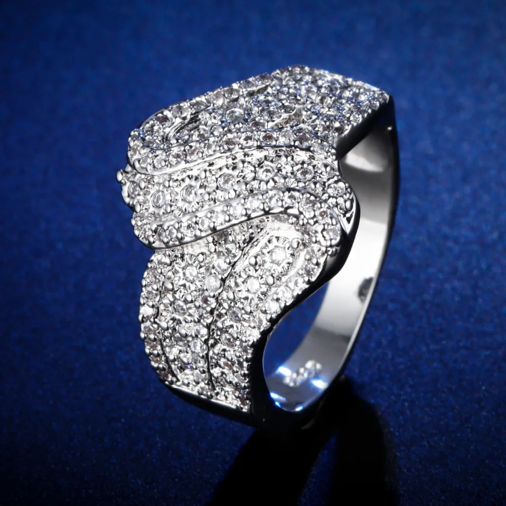 Оригинальный дизайн ручной работы 5А cz все Кристалл Уникальный стиль высокое