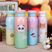 450ml cartoon thermo mug vacuum flask cup stainless steel thermos water bottle thermal tumbler travel car kettle coffee mugs