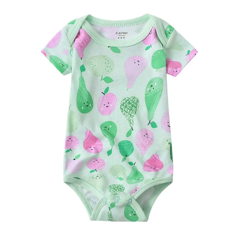 Детское боди комбинезон для младенцев с коротким рукавом комплект детской