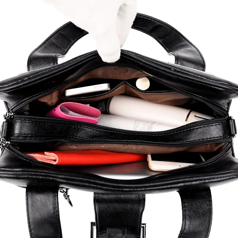 

Women's Handbag Female Leather Shoulder Bag Luxury Handbags Women Bags Designer Women Bag Over Shoulder Sac a Main Ms Tote Bag