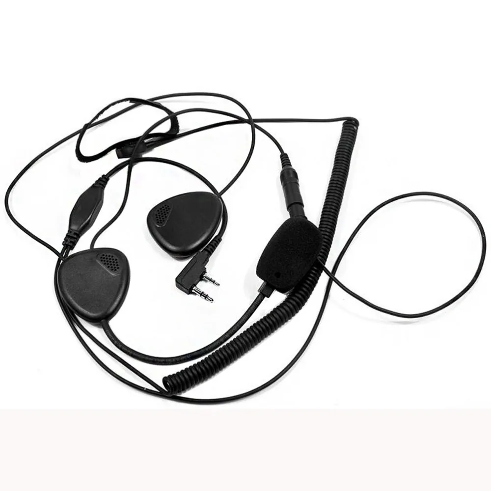 Водонепроницаемая PTT гарнитура Walkie Talkie мотоциклетный шлем микрофон для Kenwood Retevis