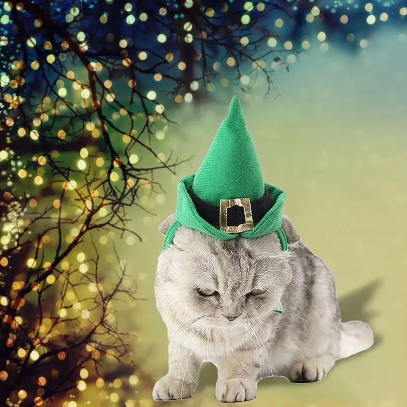 Шляпа для животных Хэллоуин Рождественский костюм-маскот шапочка котенка