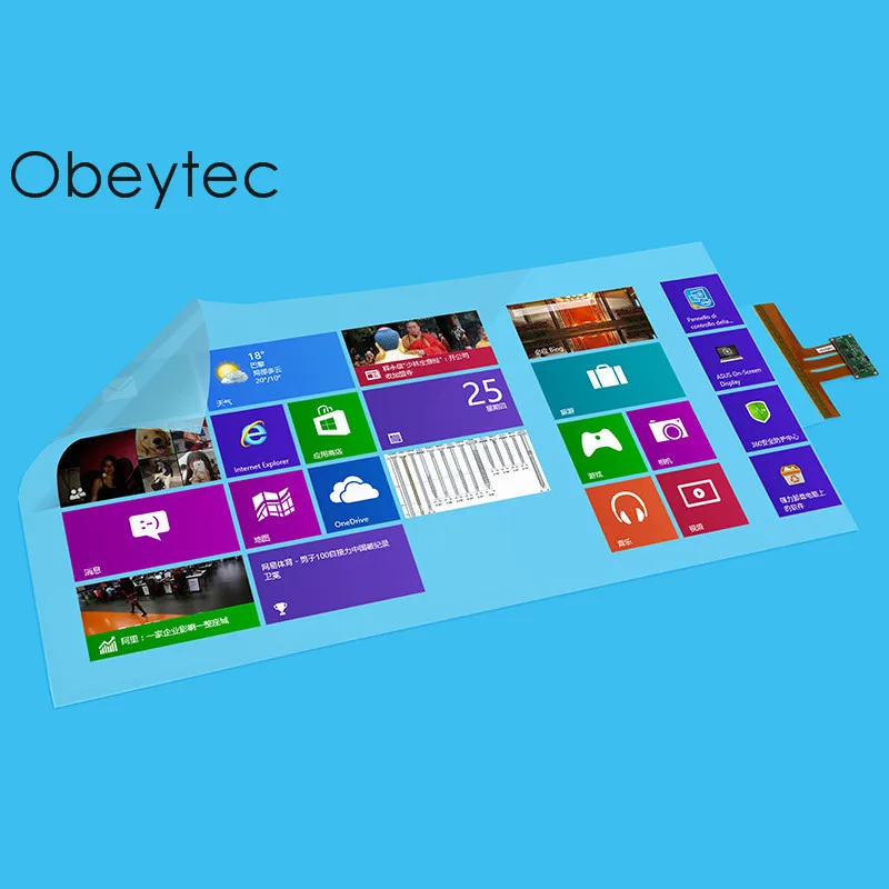 Obeytec небольшого размера! 15 6 дюйма прозрачная фотография 10 касаний 4:3 для