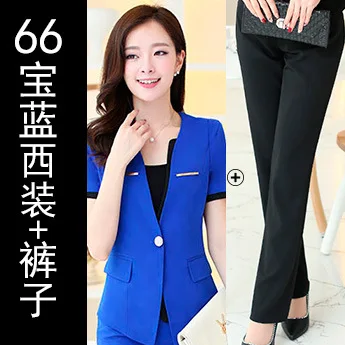 plus size m-6xl(bust 116cm) new suits summer ladies short sleeves Two Piece Set women fashion clothes madam suit dress uniforms |