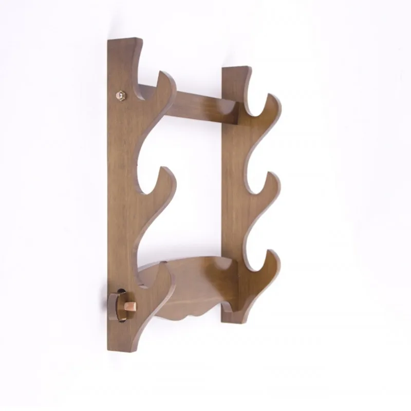 Натуральное дерево настенное крепление самурайский меч катана держатель Wakizashi