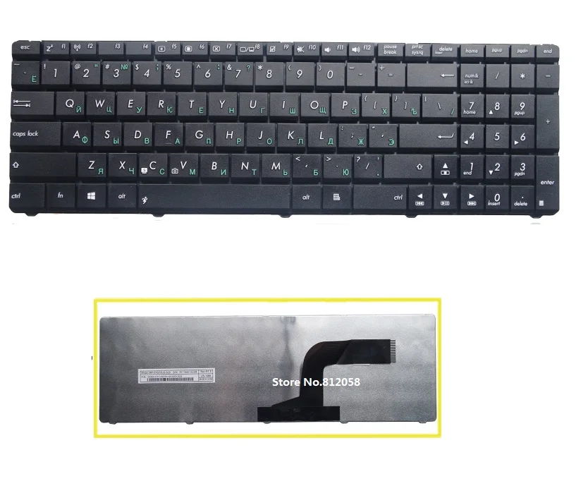 SSEA Новая русская клавиатура для Asus X53 X53E k53 A53 X53S X54H N53 N60 N61 N71 N73S N73J P52 P52F P53S A52J X55V X54C