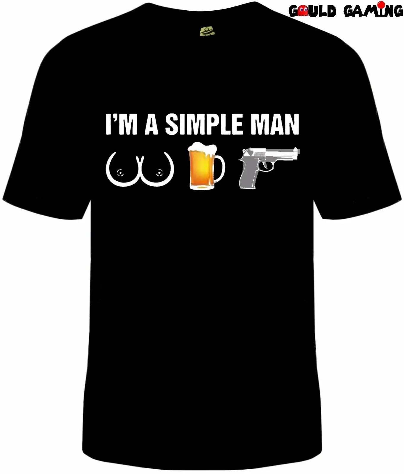 2019 Fashion I'M A Simple Man T-Shirt Unisex Cotton Adult Funny Pew Nra Gun Rights Freedom Tees