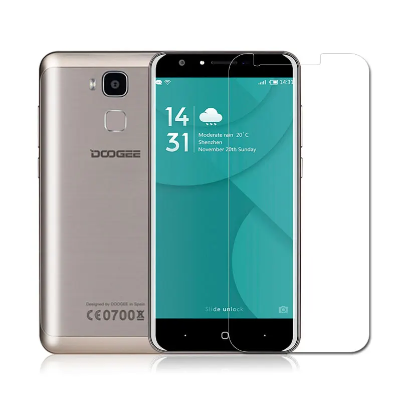 Закаленное стекло для DOOGEE Y6 9H 2.5D 100% высококачественная защитная пленка экрана