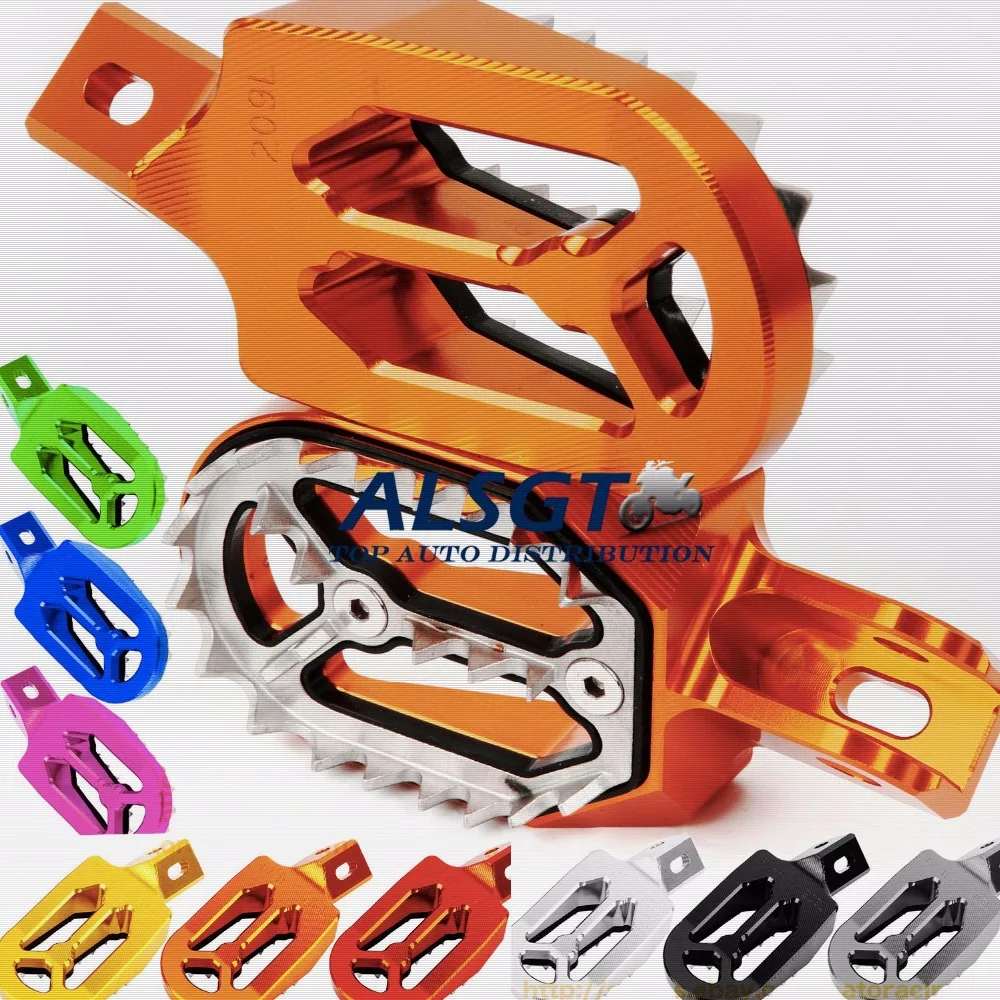 Для KTM 250/350 Freeride 620/625/660 LC4 640 Adventure/Duke/SM 640SE 640Duke CNC подножки Dirt Bike Подножки острые зубы