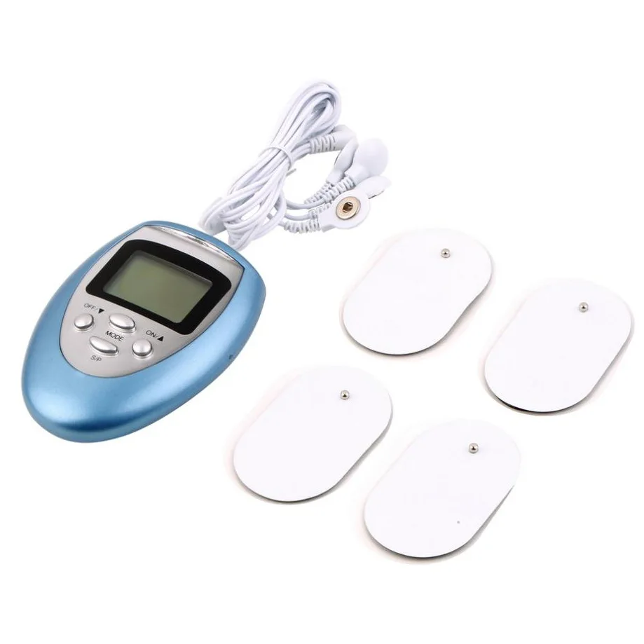 FDA Tens блок Электрический массажер для тела EMS цифровой дисплей импульсная терапия