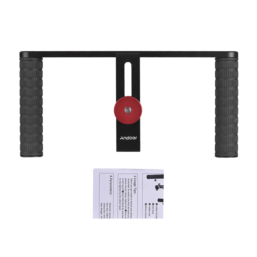 Штатив Andoer для смартфона из алюминиевого сплава видеостабилизатор телефона 4 5 см