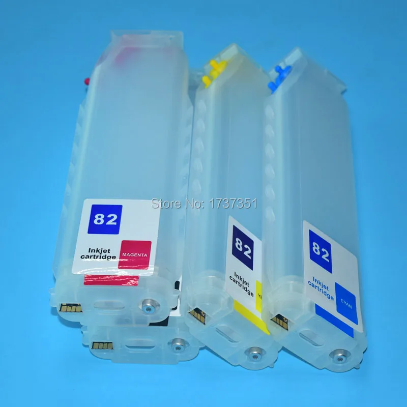 Картридж для принтера HP 82 Designjet 320 510 мл 4 цвета|ink cartridge|refillable ink cartridgesrefillable cartridges |