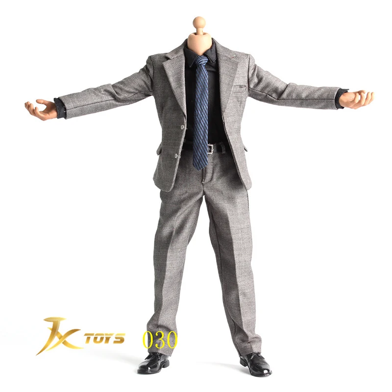 JXTOYS-030 1/6, темно-серый костюм солдата, подходящий Набор для 1" Мужской фигурки, голова Тони