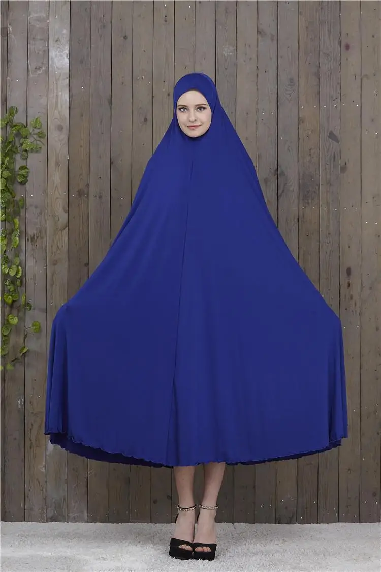 Мусульманские женщины верхняя часть Jilbab длинная хиджаб Абая химар шарф Арабская