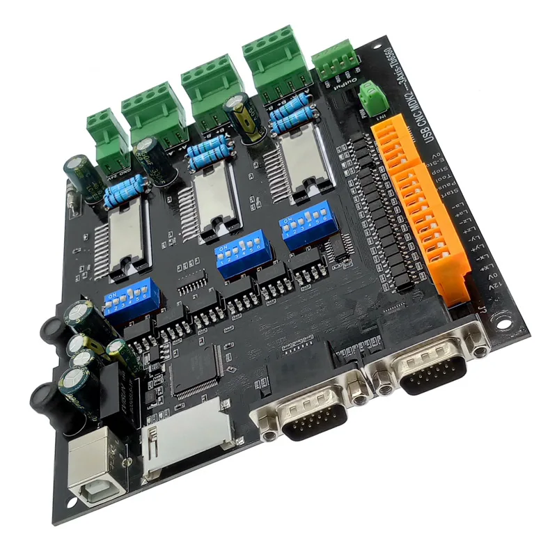 Драйвер платы USB CNC MDK2 100 кГц секционная плата 3 оси tb6560 интерфейс драйвер контроллер движения