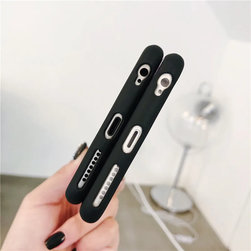 Милый чехол для телефона с мультяшным животным котом iPhone 7 X 6/6S/7/8 Plus XR XS MAX Забавный