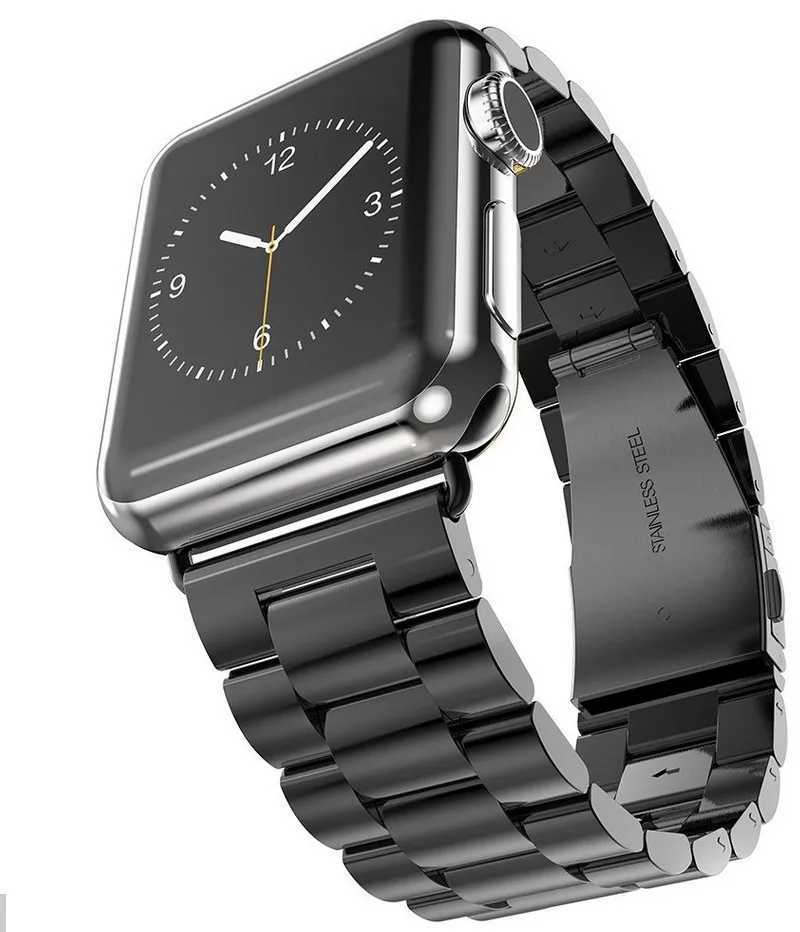 Ремешок из нержавеющей стали для Apple Watch 4 3 2 1 38/40 мм 42/44 сменный Браслет Iwatch 10