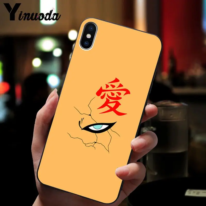 11pro MAX Наруто Гаара Ультратонкий Новый чехол для телефона Fundas Apple iPhone 8 7 6 6S Plus X XS 5 5S
