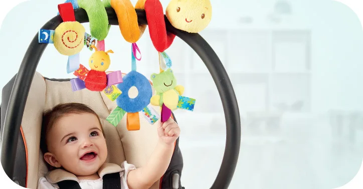 Висит активности игрушки погремушки для младенцев ToyHot спираль коляски