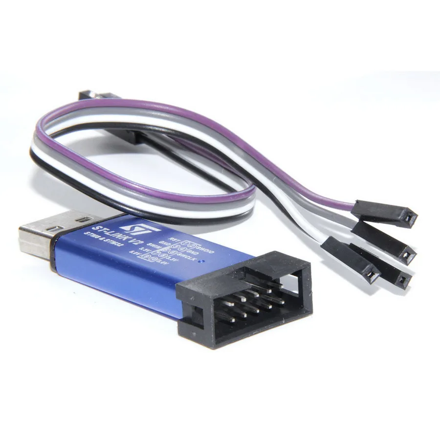 50 комплектов Stlink ST Link V2 Mini STM8 STM32 симулятор загрузки программирования с покрытием