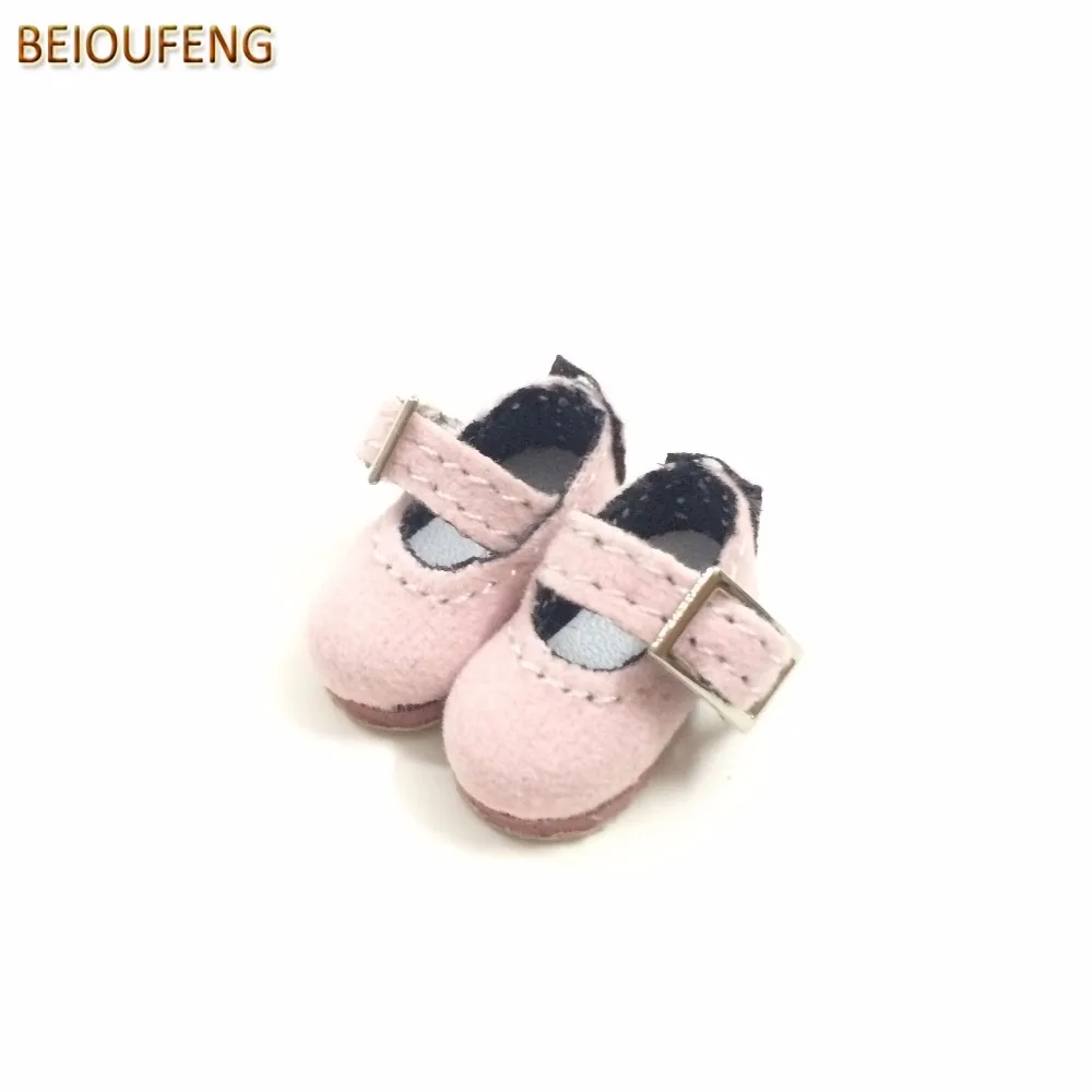 BEIOUFENG 1/8 BJD обувь для куклы Blythe игрушки, мини-игрушки сапоги для куклы Lati Pukifee, BJD обувь для кукол 2 пара/лот