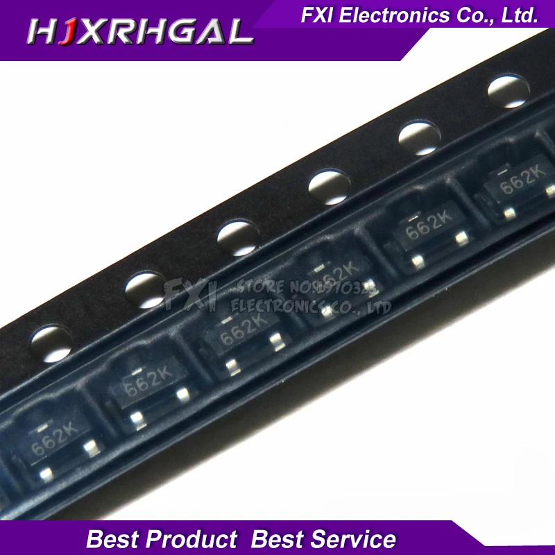 100 шт. XC6206P332MR XC6206P332 SOT23 XC6206 SMD (662 K) 3 В/0.5A положительное фиксированное напряжение LDO