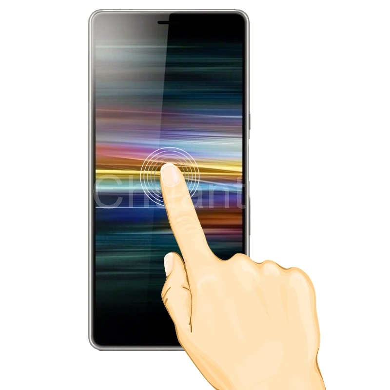 2.5D 9H закаленное стекло премиум класса для Sony Xperia L3 5 7 ''полное покрытие экрана