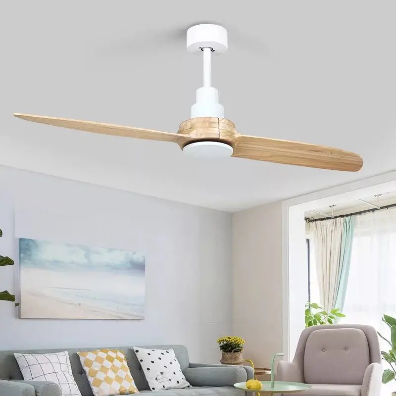 Промышленный деревянный потолочный вентилятор 2019/60 дюйма с подсветкой