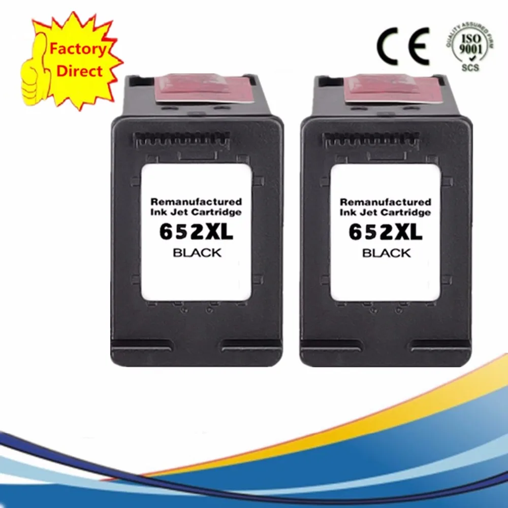 Картриджи чернильные реконструированные для HP652XL HP652 Deskjet Advantage 652 1015 1515 2515 2545 2645 3515