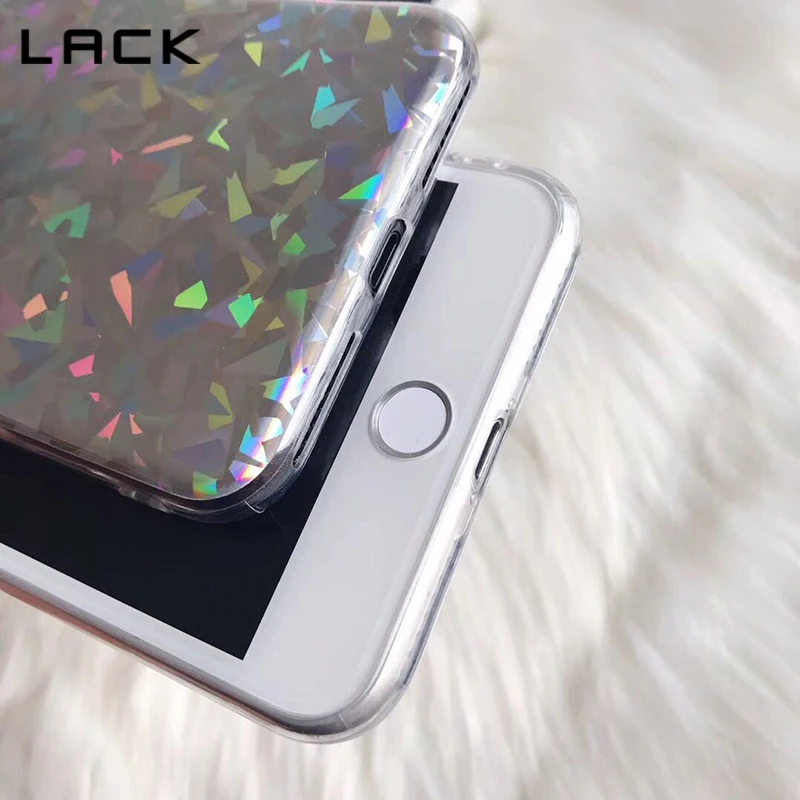 Отсутствие моды лазерный чехол для телефона iphone 7 6 6s 8 Plus красочные