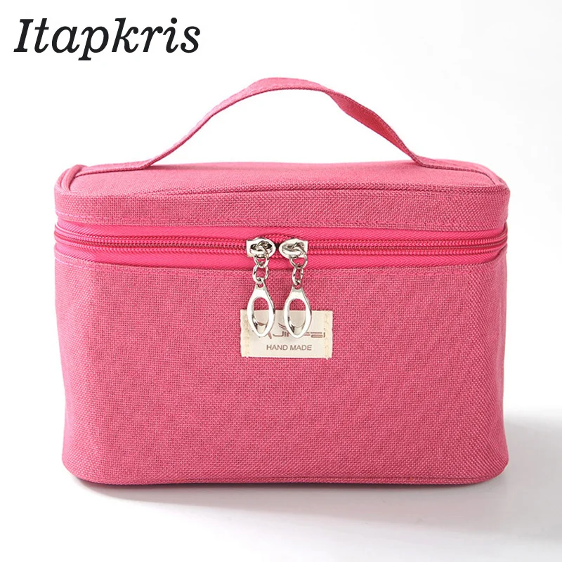

Itapkris Large Capacity Women Toiletry Bag Travel Organizer Portable Bag Cosmetic Bag Wash Makeup Case Storage Handbag Pouch
