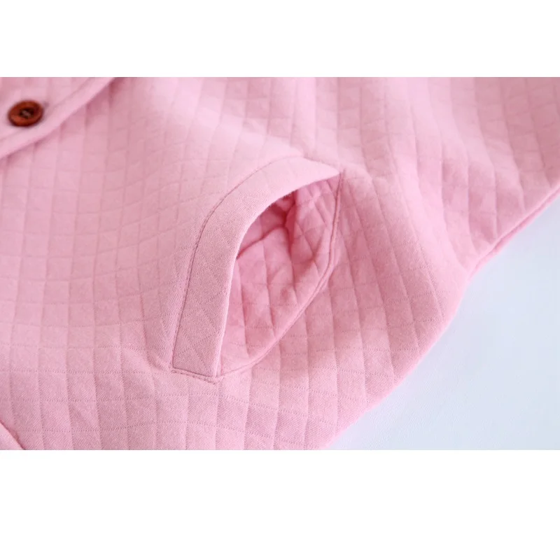 Теплый толстый хлопок для мужчин и женщин домашняя одежда зимняя Пижама осень