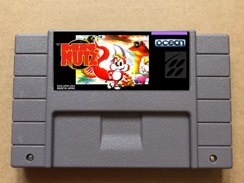 Mr Nutz USA-NTSC версия 16 бит 46 контактов видео игры! |