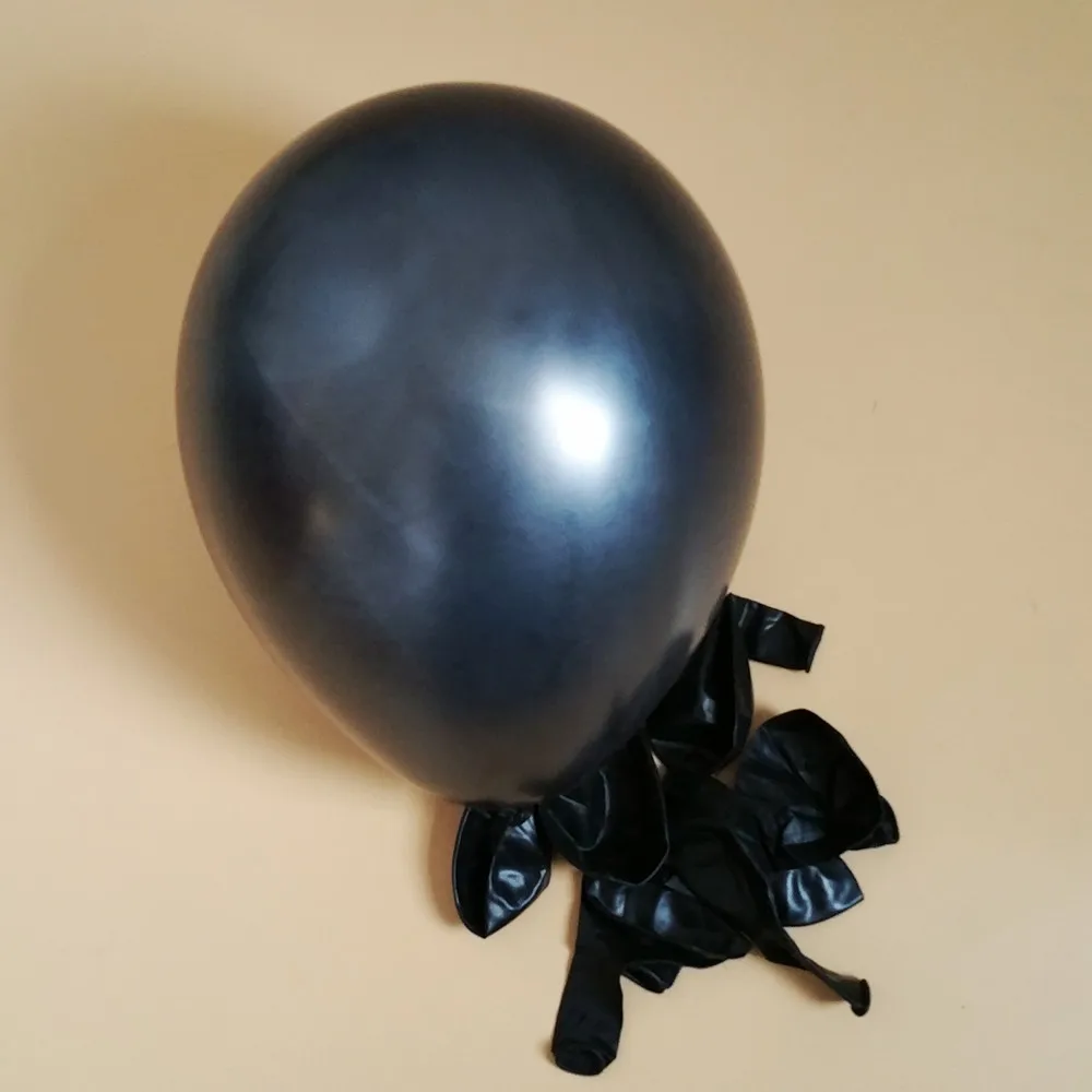 Утолщенные латексные круглые серебряные воздушные шары с жемчугом 12 дюймов 2 8 г