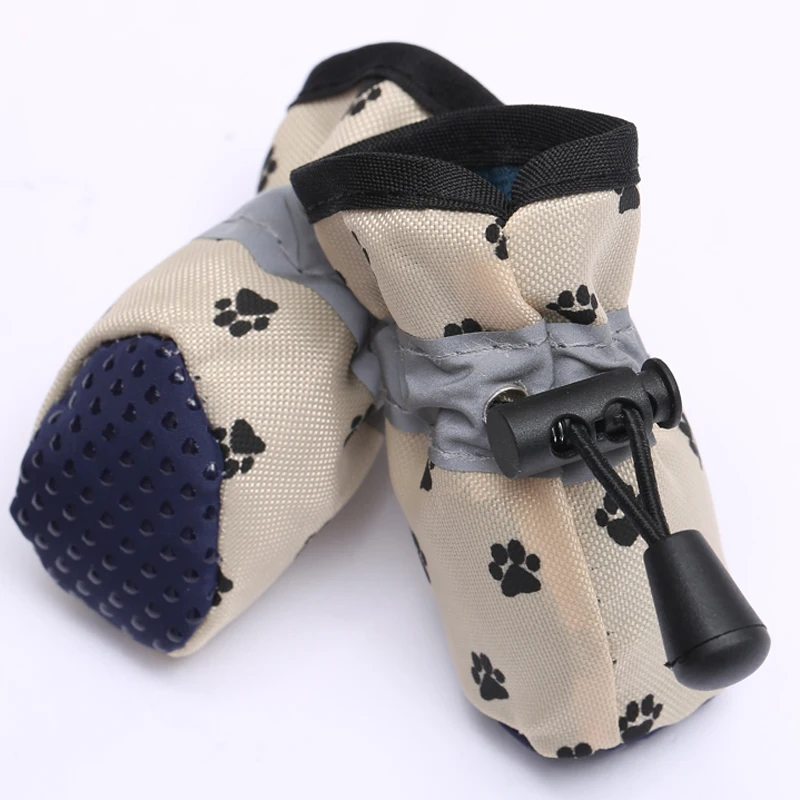 Обувь для маленьких собак водонепроницаемые противоскользящие ботинки домашних